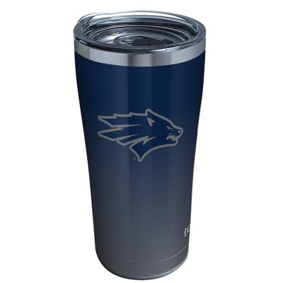 NCAA Nevada Wolf Pack 20oz Ombre Stainless Steel Tumbler with Lid