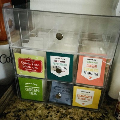 DIY tea organizer for small kitchen areas! Usually at stores like costplus  world market or any store that sel…