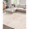 VEVOR Area Rug, 5 x 7 ft Large Washable Rug, Non-Slip and Tear-Resistant Soft Carpet, Pet Friendly Modern Area Rugs, Indoor Mat for Bedroom,Beige - 3 of 4