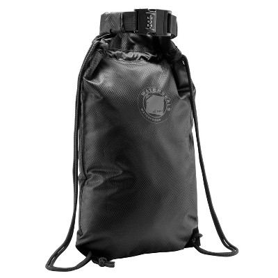 drawstring black bag