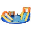 Outsunny 6-in-1 Inflatable Water Slide Kids Bounce House Includes Slide Basket Pool Climbing Wall Tunnel with Carry Bag, Repair Patches - 4 of 4