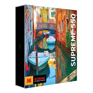 RoseArt KODAK Supreme Pretty Canal with Small Boats Jigsaw Puzzle - 550pc - 1 of 4