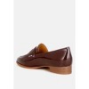 Winged Patent Pleather Penny Loafers Women - 3 of 4