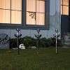 21" Bat Chain Yard Fence Stakes Outdoor Halloween Decorative Prop - Hyde and EEK! Boutique™: Black Graveyard Scene Prop - 2 of 4