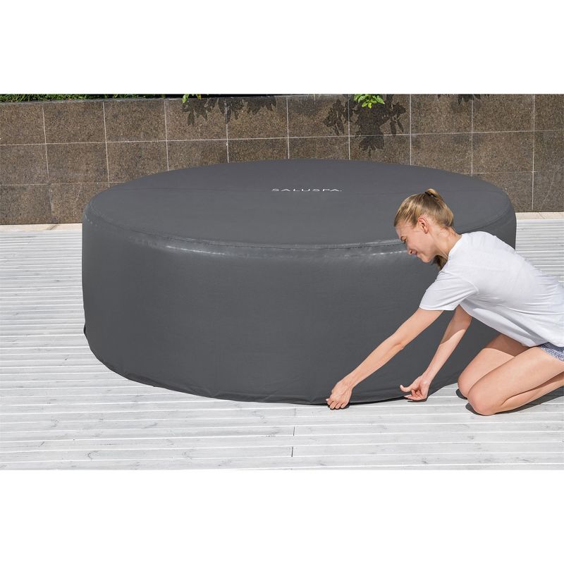 Bestway Coleman Palm Springs 4 to 6 Person EnergySense Smart AirJet Plus Inflatable Hot Tub Outdoor Spa with 140 AirJets and Insulated Cover, 3 of 7