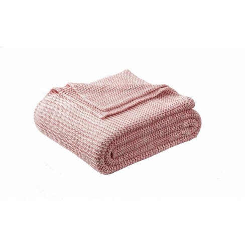 Saturday Park Knitted Throw - 50x70 Pink : Target