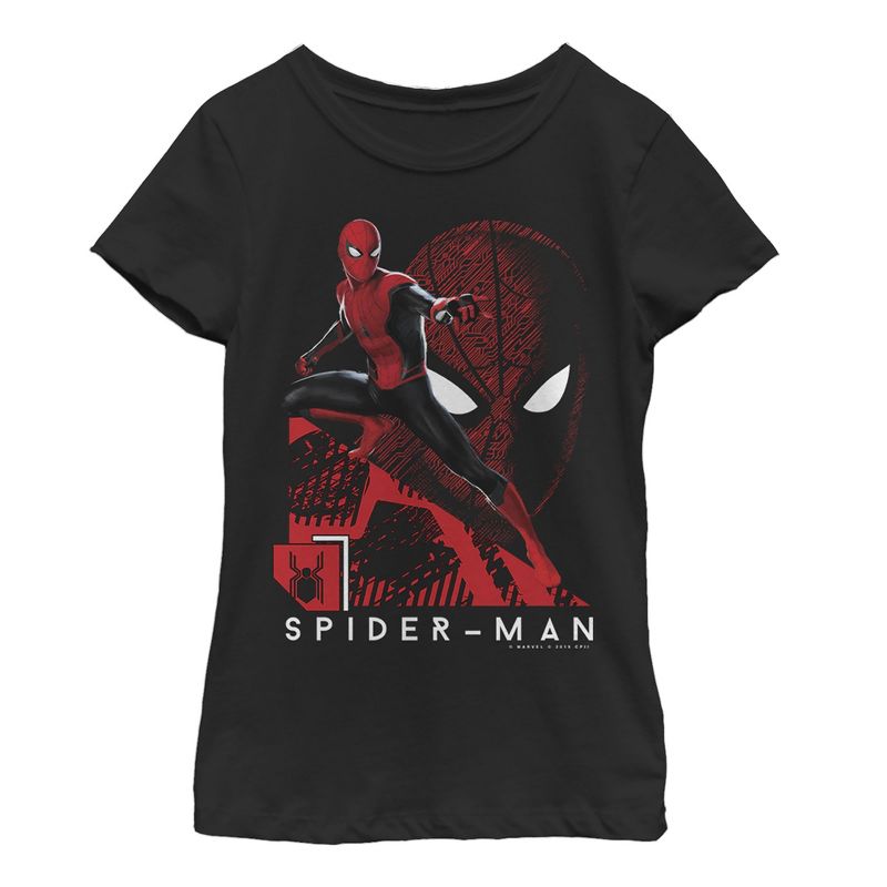 Girl's Marvel Spider-Man: Far From Home High Tech T-Shirt, 1 of 4