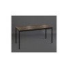 HomeStock Harry Contemporary Wood and Metal Computer Desk - 3 of 4