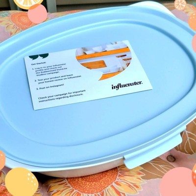 Rubbermaid DuraLite 10 In. Square Glass Baking Dish with Lid - CHC