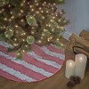 48" Red and White HGTV Home Collection Ric Rac Lace Border Tree Skirt - National Tree Company - 2 of 4