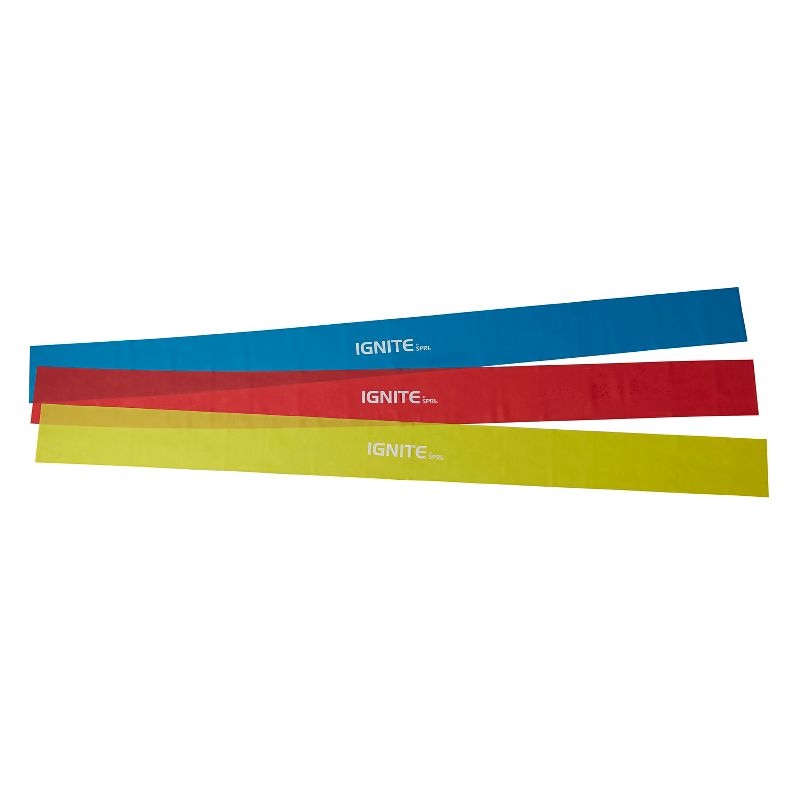 Ignite by SPRI Flat Band Kit - Blue/Red/Light Green, 3 of 7