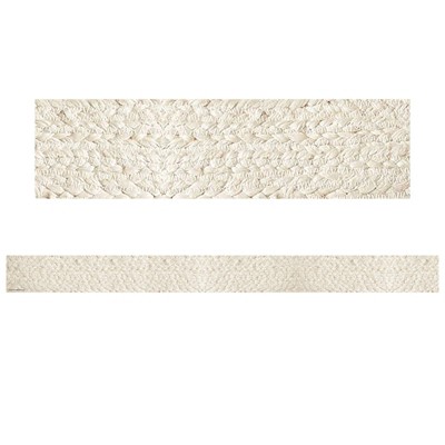 Teacher Created Resources Everyone is Welcome Woven Straight Border Trim, 35 Feet (Pack of 6)