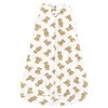 Hudson Baby Cotton Long-Sleeve Wearable Sleeping Bag, Sack, Blanket, Teddy Bear Sleeveless - 3 of 4