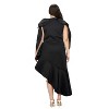 L I V D Women's Kaskade Ruffled Neoprene Dress - 3 of 3