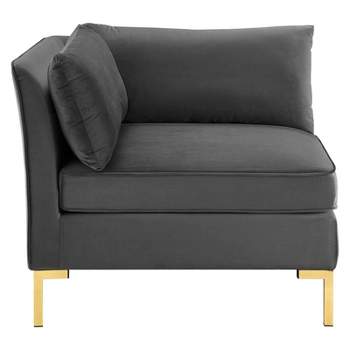 Ardent Performance Velvet Sectional Sofa Corner Chair - Modway
