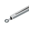 Unique Bargains Serving Tongs Lace Edge Food Tong 9-Inch Dishwasher Safe Stainless Steel Silicone 1Pcs - 3 of 3