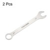 Unique Bargains 3Cr13 Stainless Steel Metric Thin Combination Wrenches 2 Pcs - 3 of 4