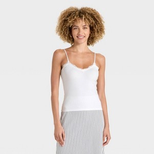 Women's Lace Tank Top - A New Day™ - 1 of 4
