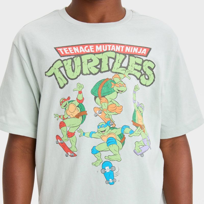 Boys&#39; Teenage Mutant Ninja Turtles Short Sleeve Graphic T-Shirt - art class&#8482; Green, 3 of 5