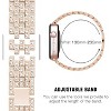 Worryfree Gadgets Metal Bling Fashion Band for Apple Watch 38/40/41mm, 42/44/45mm iWatch Band Series 8 7 6 5 4 3 2 1 & SE - image 2 of 3