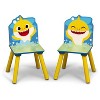 Delta Children Baby Shark Kids Table and 2 Chairs with Storage - 4 of 4