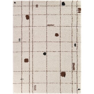 Balta Rugs Emrys Abstract Shag Area Rug Cream - 1 of 4