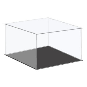 Unique Bargains Acrylic Dustproof Countertop Display Case 1 Pc - 1 of 4