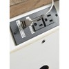 Royal Hampton Transitional Wooden Three Drawer with Open Platform Top Nightstand - 3 of 4