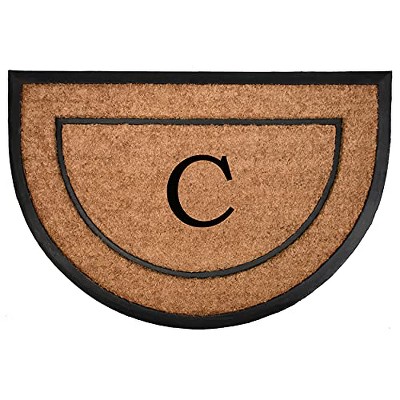 Calloway Mills 106572436C The General Monogram Doormat, 24" x 36", Letter C