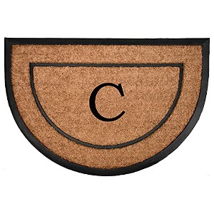 Calloway Mills 106572436C The General Monogram Doormat, 24" x 36", Letter C - 1 of 2