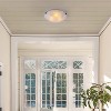 C Cattleya Modern Flush Mount Ceiling Light with Clouded Glass for Bedroom Kitchen and Entrance - 4 of 4