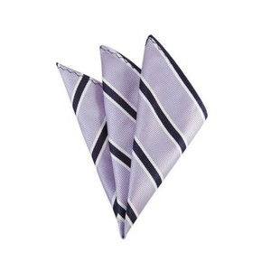 TheDapperTie - Men's Stripe Woven 10 Inch x 10 Inch Pocket Squares Handkerchief - 1 of 3