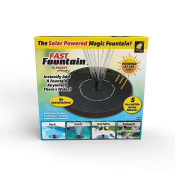 Fast Fountain by Pocket Hose Black - As Seen on TV