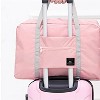 Hachikiko Foldable Travel Duffel Bag,Water Resistant Spirit Airlines Personal Item Tote,Lightweight Nylon Overnight Luggage - 3 of 4