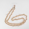 Hello Lux Metal Chain with Faux Pearls Phone Crossbody Strap - Gold - 4 of 4
