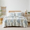 Southshore Fine Living Oversized Tropic Leaf Lightweight Quilt Set with Shams - image 2 of 4