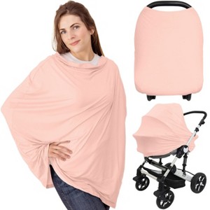 KeaBabies Car Seat Cover for Babies, Multi-Use Nursing Cover, Infant Carseat Cover, Breastfeeding Cover, Stroller Cover - 1 of 4