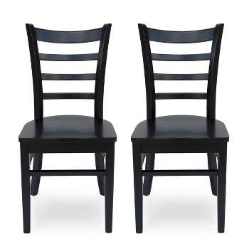 Set of 2 Prestage Farmhouse Wooden Dining Chairs - Christopher Knight Home