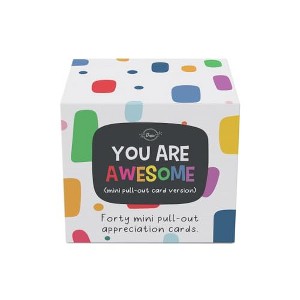 Dessie® 40 Motivational Cards with “You Are Awesome” Inspirational Messages, 2.5” x 2.5” - 1 of 4