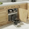 LOVMOR Pull Out Cabinet Organizer, Cabinet Pull Out Shelves 14" W x 18" D, Heavy Duty Cabinet Drawers Slide Out Kitchen - 2 of 4
