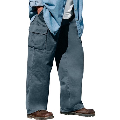 Boulder Creek By Kingsize Men's Big & Tall Renegade Side-elastic Waist  Cargo Pants - Big - 72 38, Gray : Target