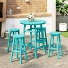 WestinTrends Malibu All Weather Hdpe Outdoor Patio Bar Height Dining Set (5-Piece) - 2 of 4
