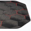 Anji Mountain 36"x48" Kaleidoscope Gaming Rug'D Chair Floor Mat: Durable, Skid-Resistant, Indoor Use - 2 of 4