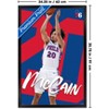 Trends International NBA Philadelphia 76ers - Jared McCain 25 Framed Wall Poster Prints - 3 of 4