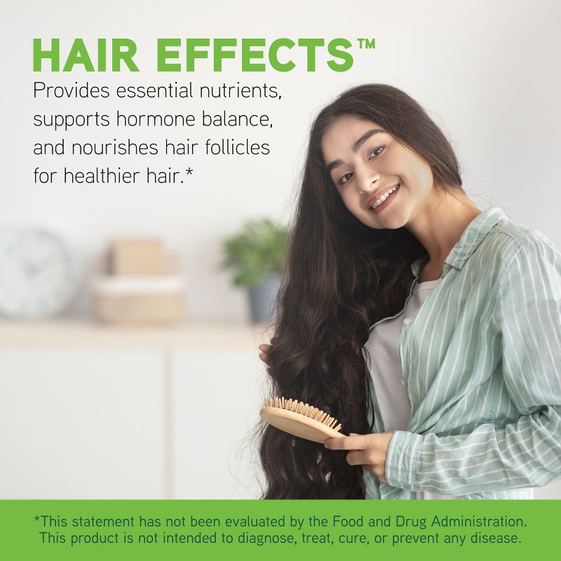DaVinci Labs Hair Effects - Dietary Supplement to Support Healthy Hair Growth and Skin* - Gluten-Free - 90 Vegetarian Capsules, 3 of 7