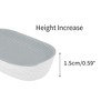 Unique Bargains Invisibility Height Increase Half Pad Shoe Inserts 2 Pair - 2 of 4