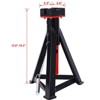 1 Pair 6600 Lbs Capacity Low Profile Lifting Stand with 10 Type Adjustable Heights Auto Repair Shop Axle Lift Stands, Steel Jack Auto Stands - 2 of 4