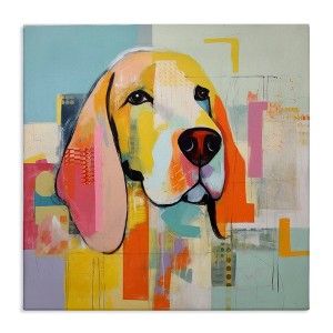 Stupell Industries Abstract Dog Portrait, 17" x 17" - 1 of 4
