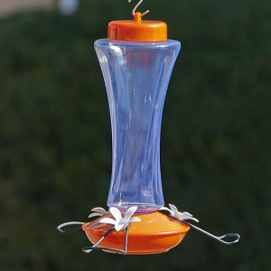 Audubon Orange Plastic Trumpet Oriole Bird Feeder - 20 Ounce - 1 of 2