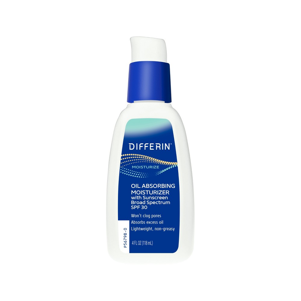 Photos - Cream / Lotion Differin Oil Absorbing Moisturizer with Sunscreen, Broad-Spectrum UVA/UVB